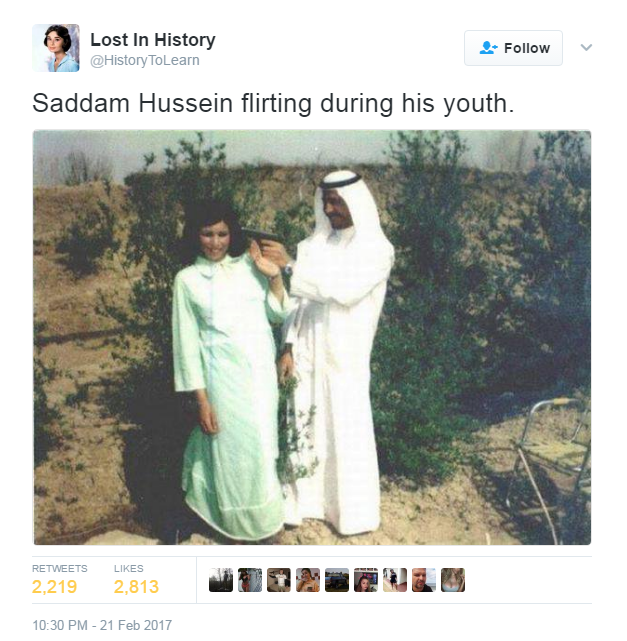 Saddam Hussein flirting during his youth.png